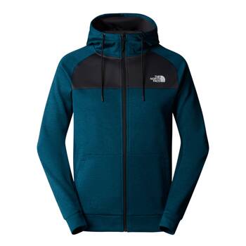 Bluza z kapturem męska The North Face REAXION FLEECE FZ granatowa NF0A7Z9O7AO