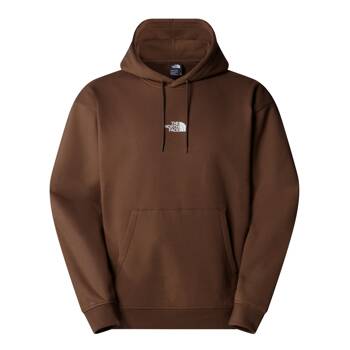 Bluza z kapturem męska The North Face ZUMU OVERSIZE brązowa NF0A89FJ1OI