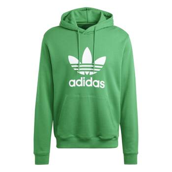 Bluza z kapturem męska adidas ADICOLOR CLASSICS TREFOIL zielona IM9403