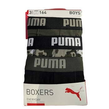 Bokserki chłopięce Puma KIDS CAMO 3-PACK wielokolorowe 93557701