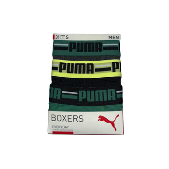 Bokserki męskie Puma BASIC BRAND 3-PACK wielokolorowe 93545713