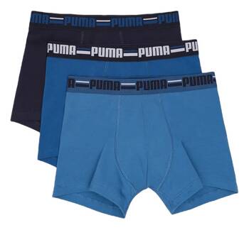 Bokserki męskie Puma BASIC BRAND ELASTIC 3-PACK wielokolorowe 93545702