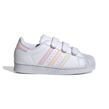 Buty sportowe dziecięce adidas SUPERSTAR CF C białe IF3573