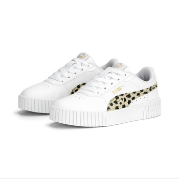 Buty sportowe dziewczęce Puma CARINA 2.0 ANIMAL PS białe 39202501