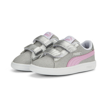 Buty sportowe dziewczęce Puma SMASH V2 GLITZ GLAM V INF szare 36738032