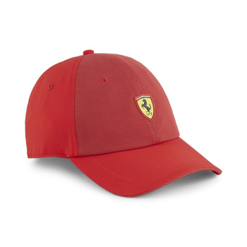 Czapka z daszkiem unisex Puma FERRARI RACE czerwona 02553601