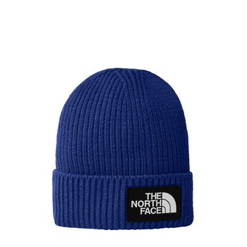 Czapka zimowa dziecięca The North Face BOX LOGO CUFFED niebieska NF0A7WGCCZ6