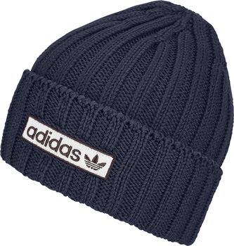 Czapka zimowa unisex adidas HEAVY KNIT granatowa IY4109