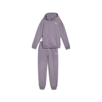 Dres dziewczęcy Puma LOUNGWEAR FL fioletowy 68332030