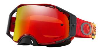 Gogle rowerowe unisex Oakley AIRBRAKE MX czerwone 7046-E800