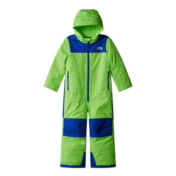 Kombinezon narciarski dziecięcy The North Face FREEDOM SNOW SUIT zielony NF0A89JND6S