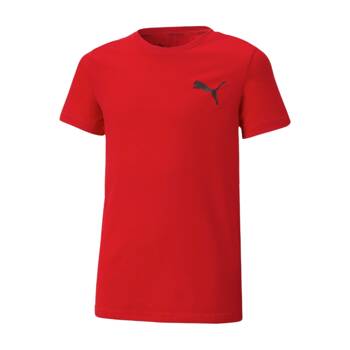 Koszulka chłopięca Puma Active Small Logo czerwona 58698011