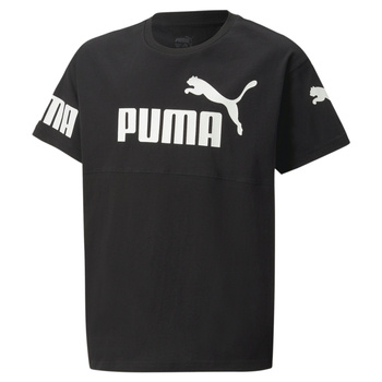 Koszulka chłopięca Puma POWER czarna 67322601