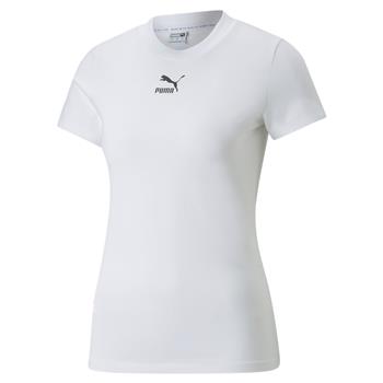 Koszulka damska Puma CLASSICS SLIM biała 53561002