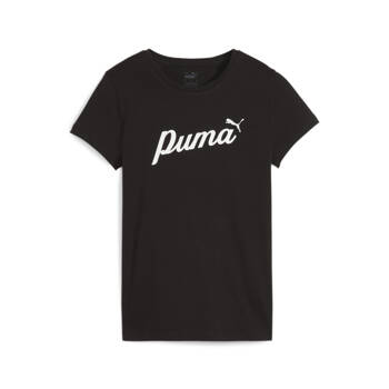 Koszulka damska Puma ESS+ SCRIPT czarna 67931501