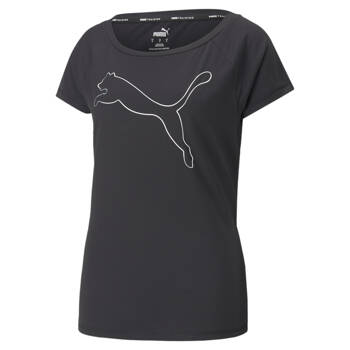 Koszulka damska Puma TRAIN FAVORITE JERSEY CAT czarna 52242001