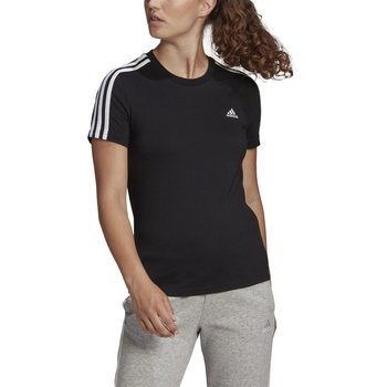 Koszulka damska adidas SPORTSWEAR LOUNGEWEAR ESSENTIALS 3-STRIPES czarna GL0784