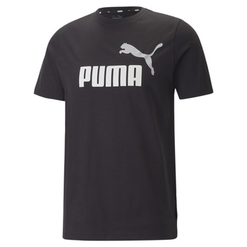 Koszulka męska Puma ESS+ 2 COL LOGO czarna 58675961