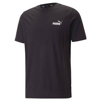 Koszulka męska Puma ESS+ 2 COL Small Logo czarna 67447061
