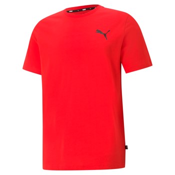Koszulka męska Puma ESS SMALL LOGO czerwona 58666847