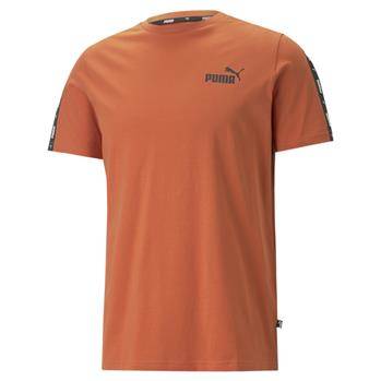 Koszulka męska Puma ESS+ Tape pomarańczowa 84738294