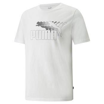 Koszulka męska Puma No. 1 Logo Graphic biała 84856202