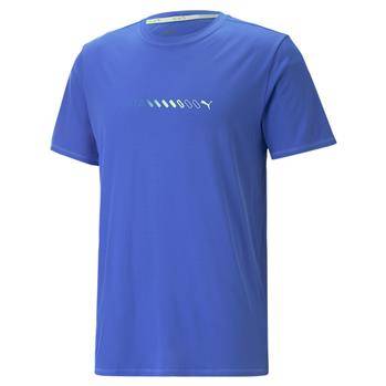 Koszulka męska Puma Run Favorite Logo niebieska 52338792