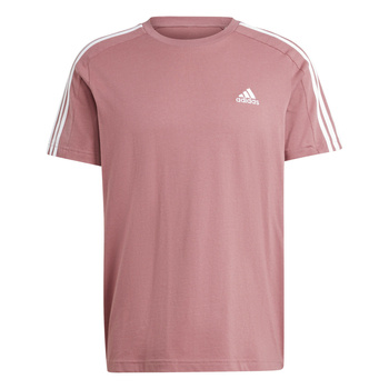 Koszulka męska adidas SINGLE JERSEY różowa IX0157