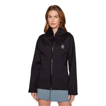 Kurtka przeciwdeszczowa damska Black Diamond STORMLINE STRETCH RAIN SHELL czarna APM697015