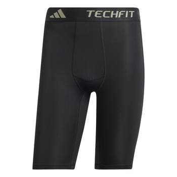 Legginsy treningowe męskie adidas TECHFIT czarne IN5591