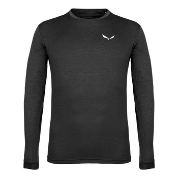 Longsleeve trekkingowy męski Salewa PUEZ MELANGE DRY czarny 00-0000027453_0911