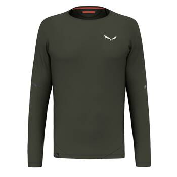 Longsleeve treningowy męski Salewa PEDROC DRY zielony 00-0000028578_5280