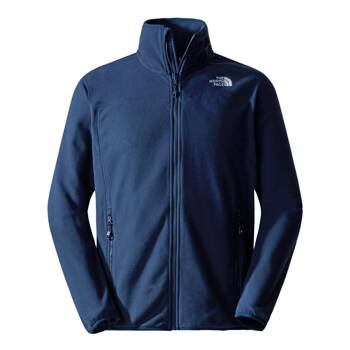 Polar męski The North Face 100 GLACIER FULL ZIP granatowy NF0A855X8K2