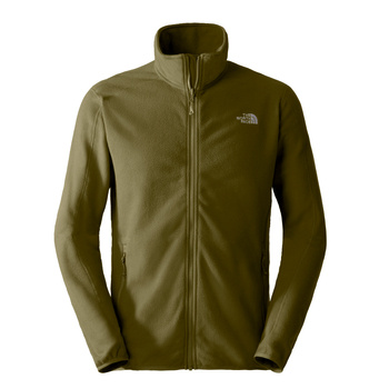 Polar męski The North Face RESOLVE FLEECE FZ zielony NF0A4M9SPIB