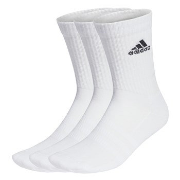 Skarpety unisex adidas CUSHIONED CREW 3-PACK białe HT3446