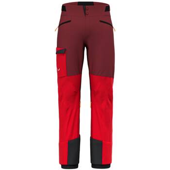 Spodnie narciarskie męskie Salewa SELLA DST HYB czerwone 00-0000028738_1571