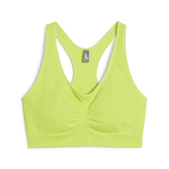 Stanik sportowy damski Puma 4KEEPS SHAPELUXE SEAMLESS żółty 52436139