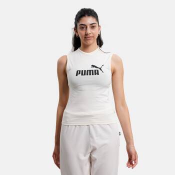 Tank top damski Puma ESS SLIM LOGO biały 67369582