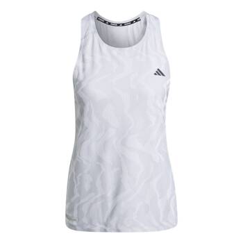 Tank top do biegania damski adidas ULTIMATE AIRCHILL ENGINEERED szary IY0721