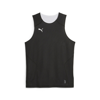 Tank top męski Puma HOOPS TEAM REVERSE PRACTICE czarny 67664001