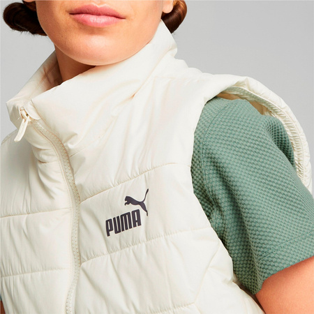 Bezrękawnik damski Puma ESS PADDED biały 84894187