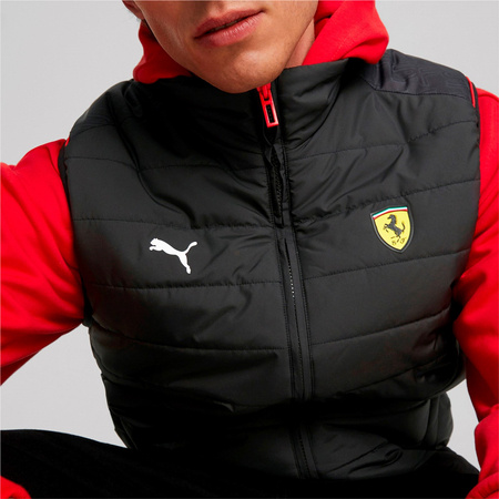 Bezrękawnik męski Puma FERRARI RACE PADDED czarny 62093901