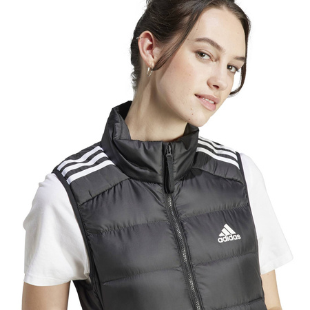 Bezrękawnik puchowy damski adidas ESSENTIALS 3-STRIPES czarny HZ8484