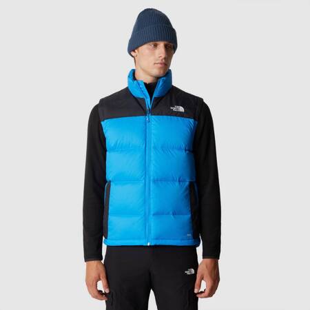 Bezrękawnik puchowy męski The North Face DIABLO niebieski NF0A4M9KKPI