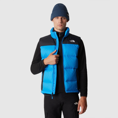 Bezrękawnik puchowy męski The North Face DIABLO niebieski NF0A4M9KKPI