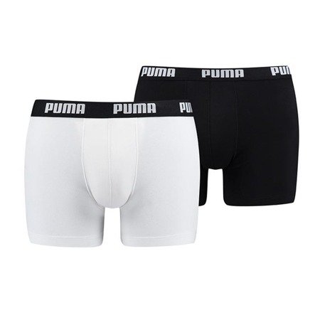 Bielizna męska Puma Core Basic Boxer 2P biała czarna 90682307