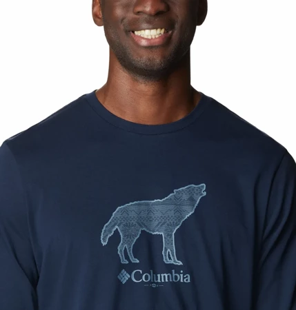 Bluza bez kaptura Columbia CSC Seasonal Logo LS Tee Męska 2013545466