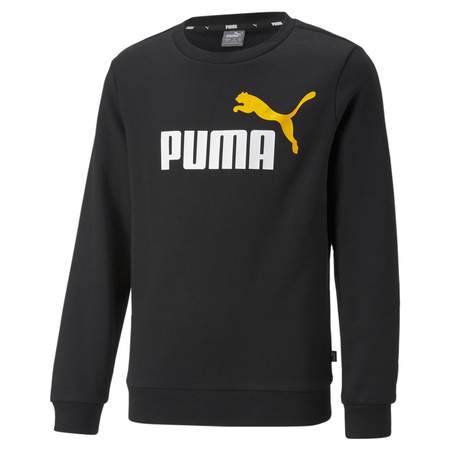 Bluza chłopięca Puma ESS+ 2 COL BIG LOGO FL czarna 58698654