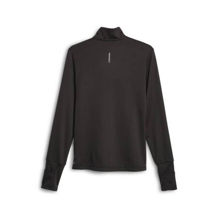 Bluza damska Puma RUN MICRO FLEECE 1/2 ZIP czarna 52405501