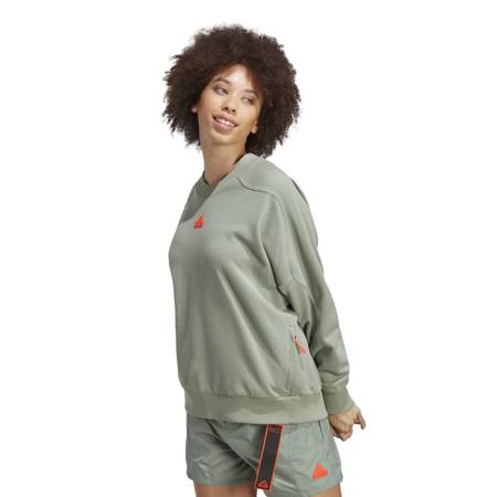 Bluza damska adidas City Escape zielona IC0269